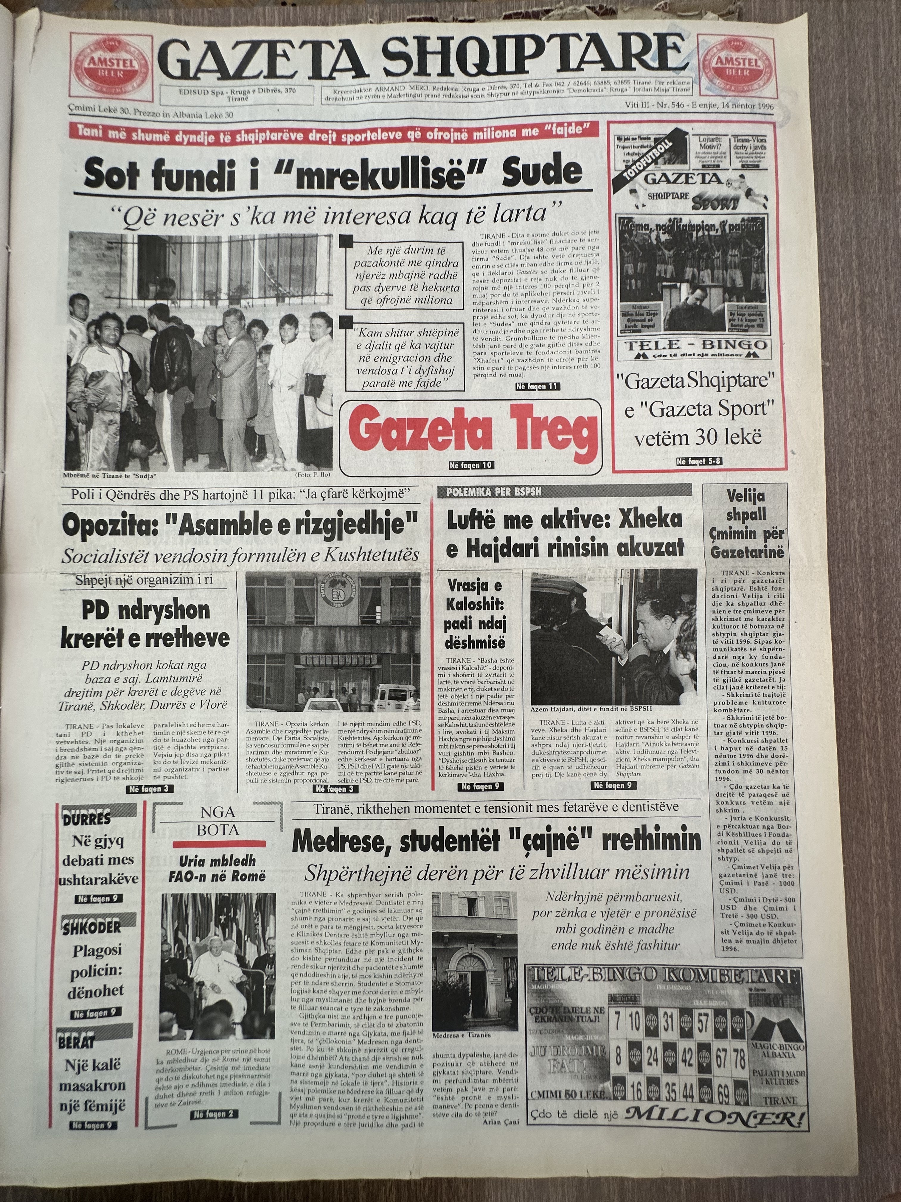 Gazeta Shqiptare 1997-02-14
